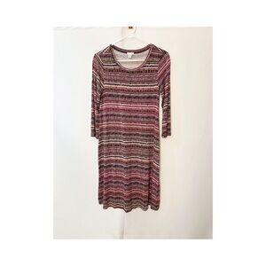 Spense Pink Pattern Dress